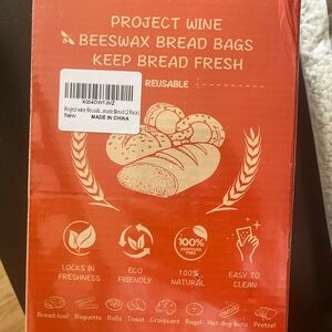 Project Wine Beeswax Bread Bags